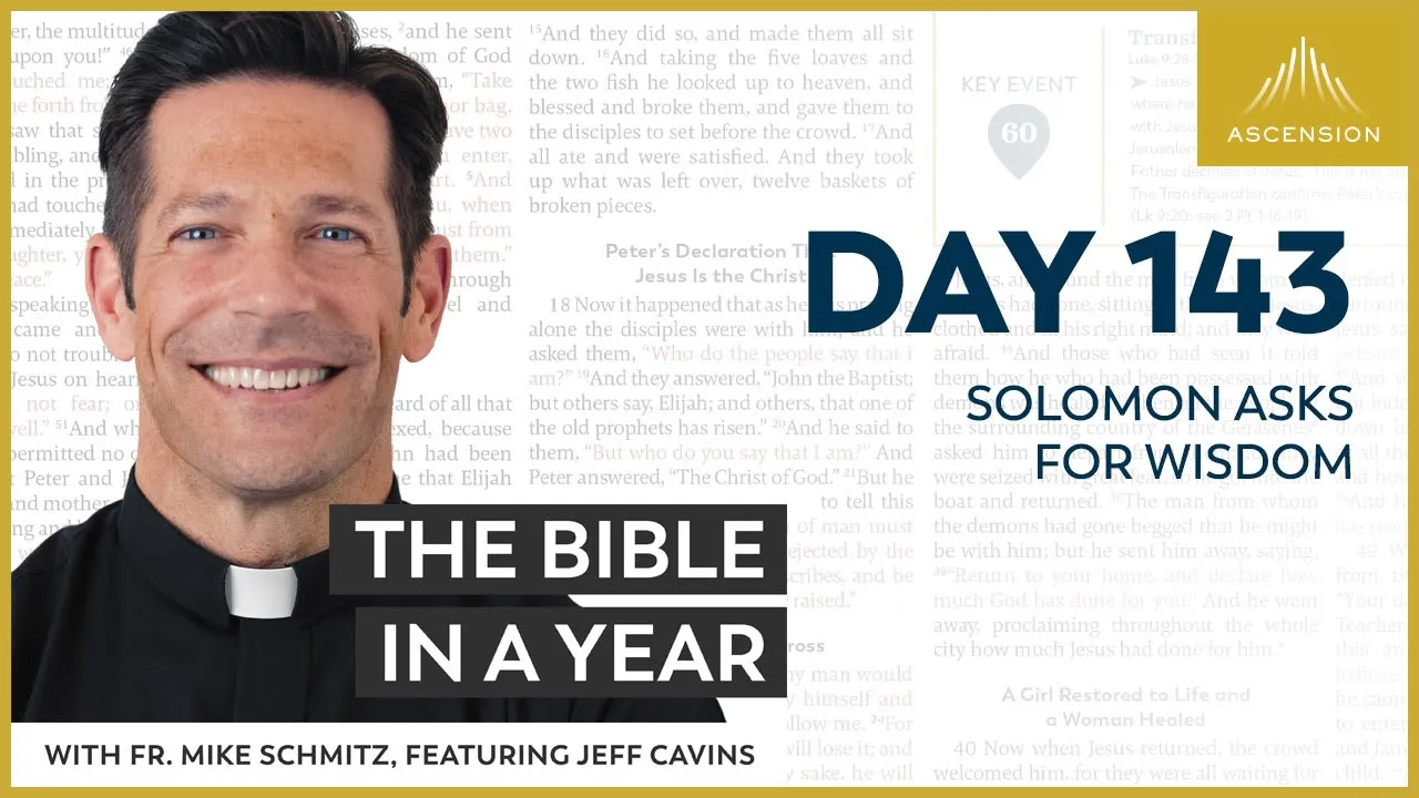 Day 143: Solomon Asks for Wisdom — The Bible in a Year (with Fr. Mike Schmitz) cover