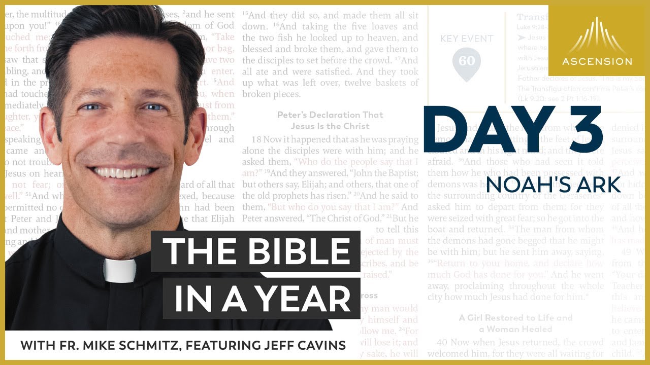 Day 3: Noah's Ark — The Bible in a Year (with Fr. Mike Schmitz) cover
