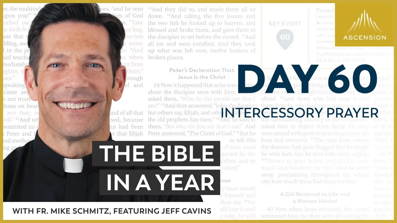 Day 60: Intercessory Prayer — The Bible in a Year (with Fr. Mike Schmitz) cover