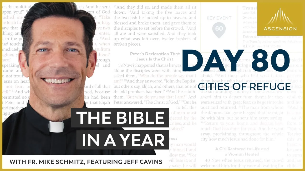 Day 80: Cities of Refuge — The Bible in a Year (with Fr. Mike Schmitz) cover