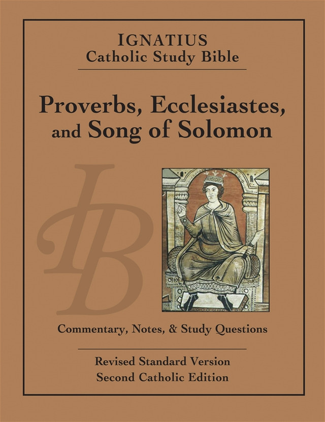 Proverbs Ecclesiastes Song Of Solomon Ignatius Study Bible cover